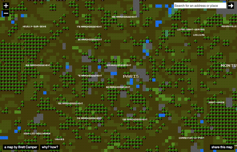Illustration for article titled Travel the World with These Interactive 8-Bit City Maps